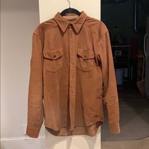 Frye Corduroy workwear/Casual Shirt/Flannel
